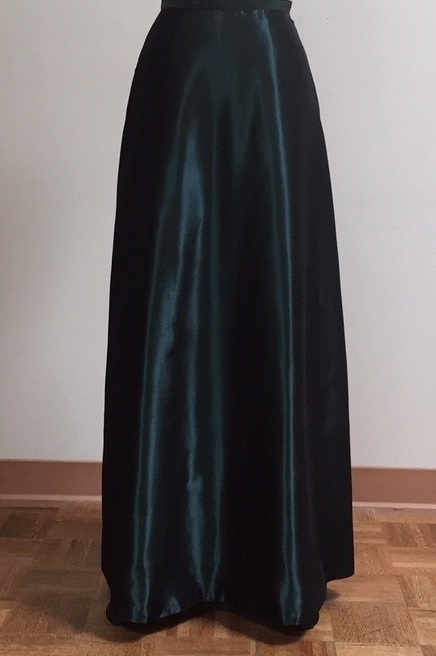 Teal A-line Skirt