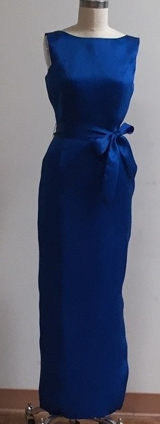 deep blue gown for mother of the bride