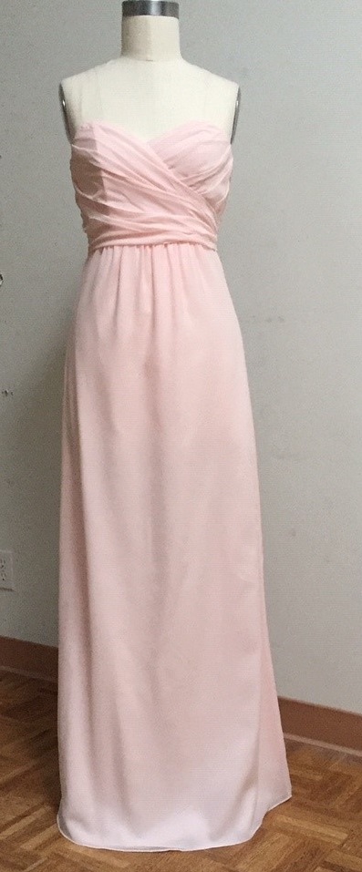 Pink bridesmaid gown