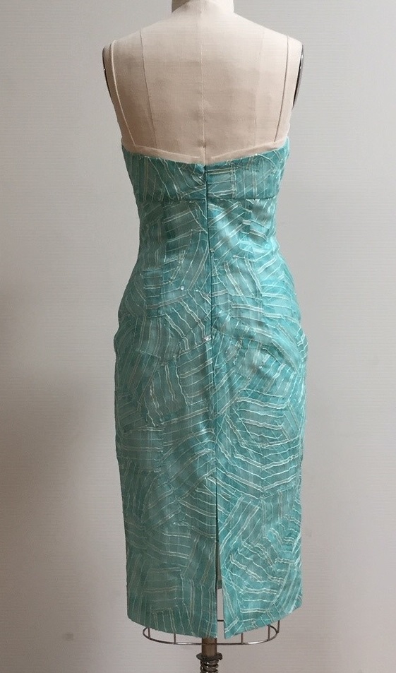 Spring aqua dress