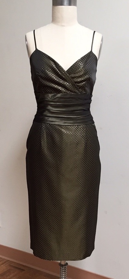 Metallic Cocktail Dress
