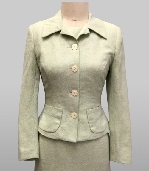 Mint green jacket for the office