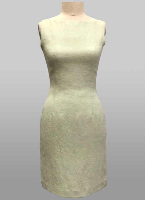 classic dress with high neck
