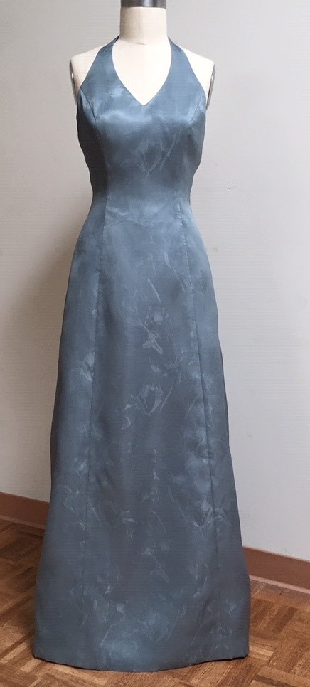 Blue Halter gown for wedding