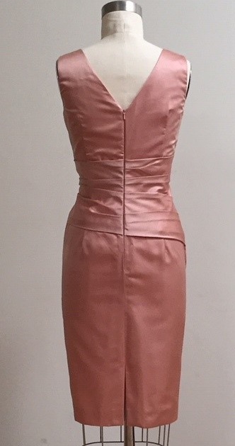 Salmon colored dress for wedding