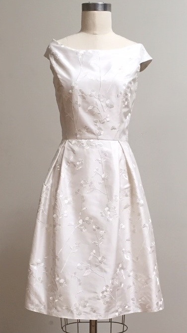 White graduation dress