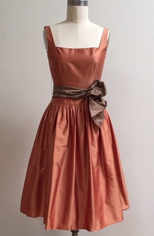 Coral party dress