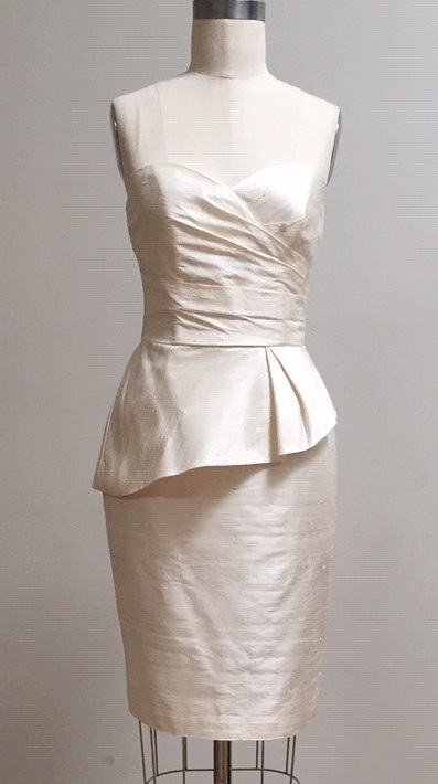 White cocktail dress