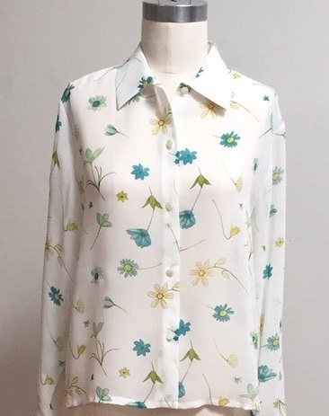 Wildflower Print Shirt-Jacket 4062 - Siri Dresses