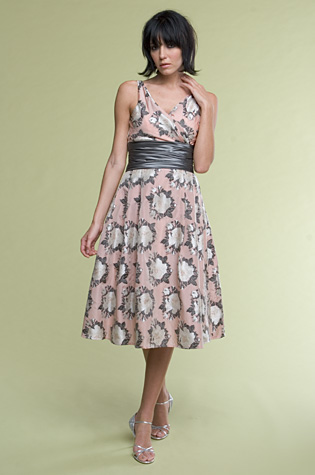 Pink party dress