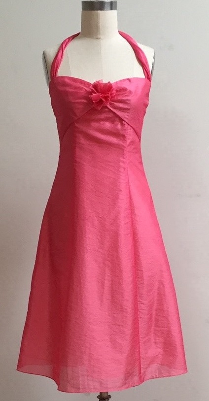 hot pink summer party dress