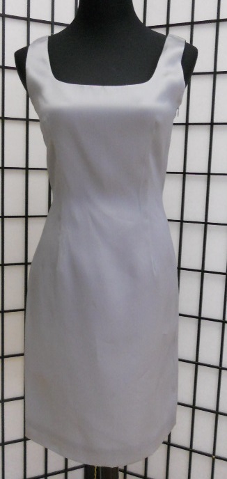 simple silver dress