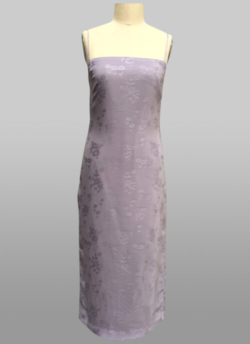 Lilac slip dress for bridesmaid