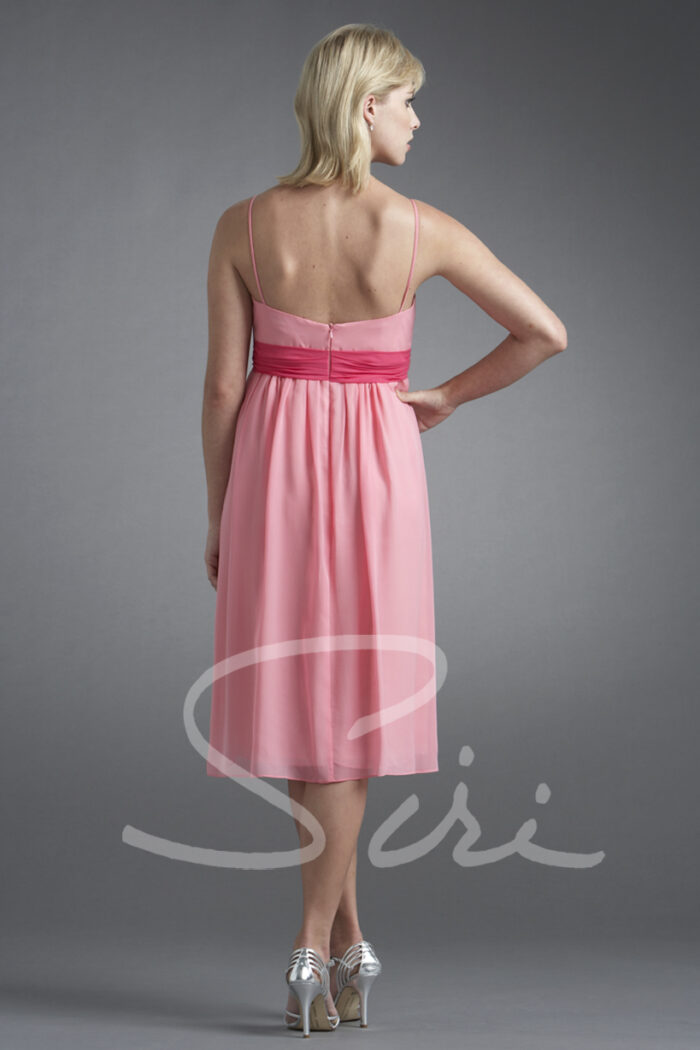 pink flowy dress for wedding