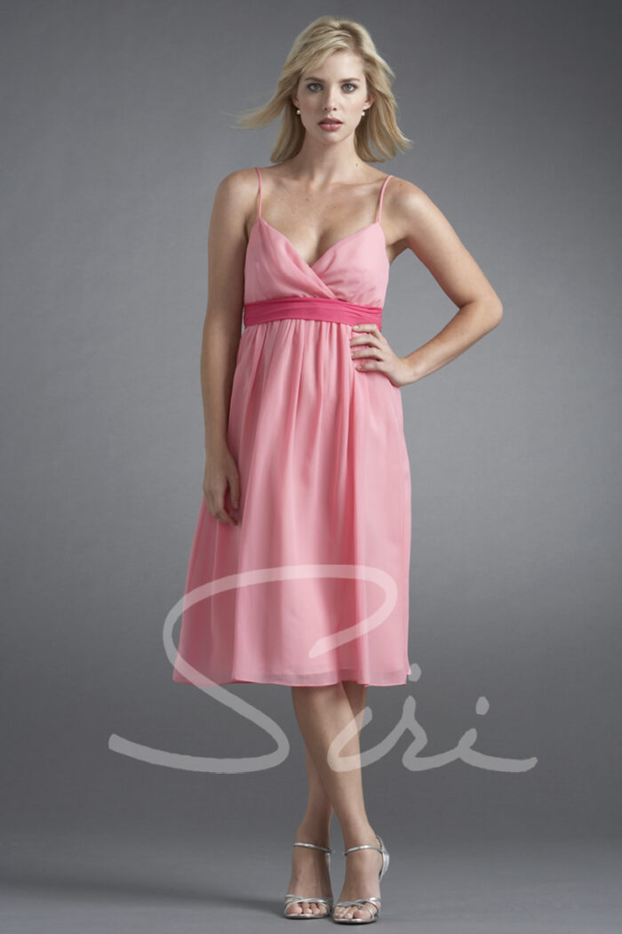 pink empire dress to wear to a wedding