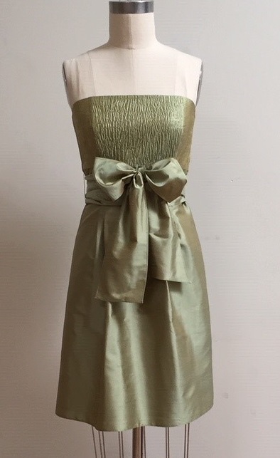 pear green party dress