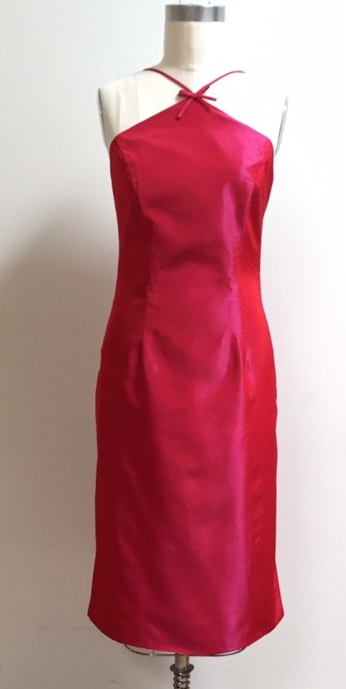 fuchsia cocktail dress