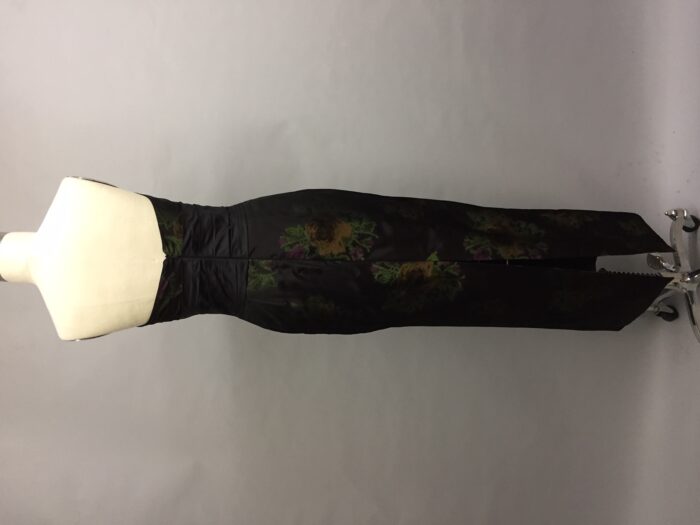 black tie strapless gown with jacket