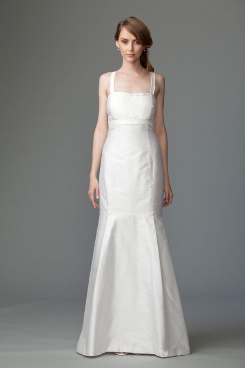 off-white gown for graduation