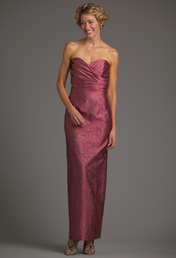 deep pink gown for wedding
