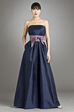 navy gown for black tie