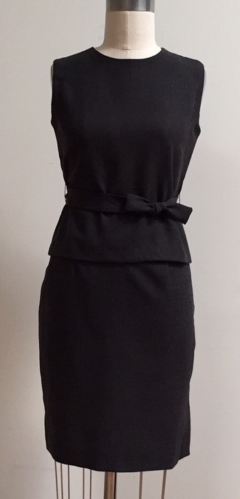 retro 2-piece dress for the office