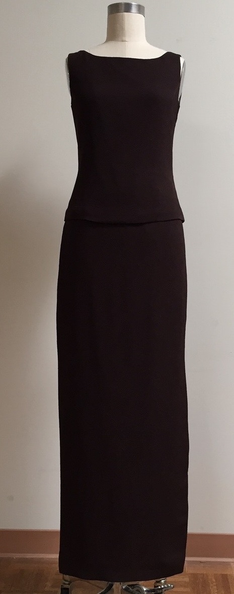Shell top and long skirt