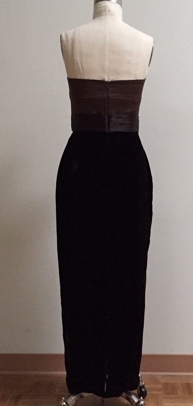 Velvet chocolate gown