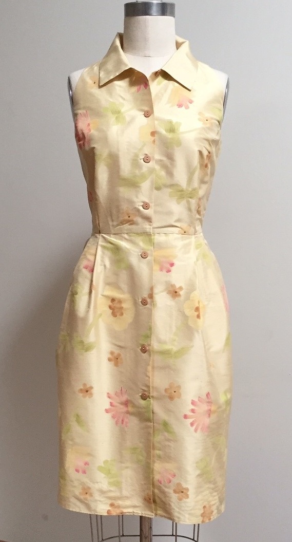 yellow floral dress for day event