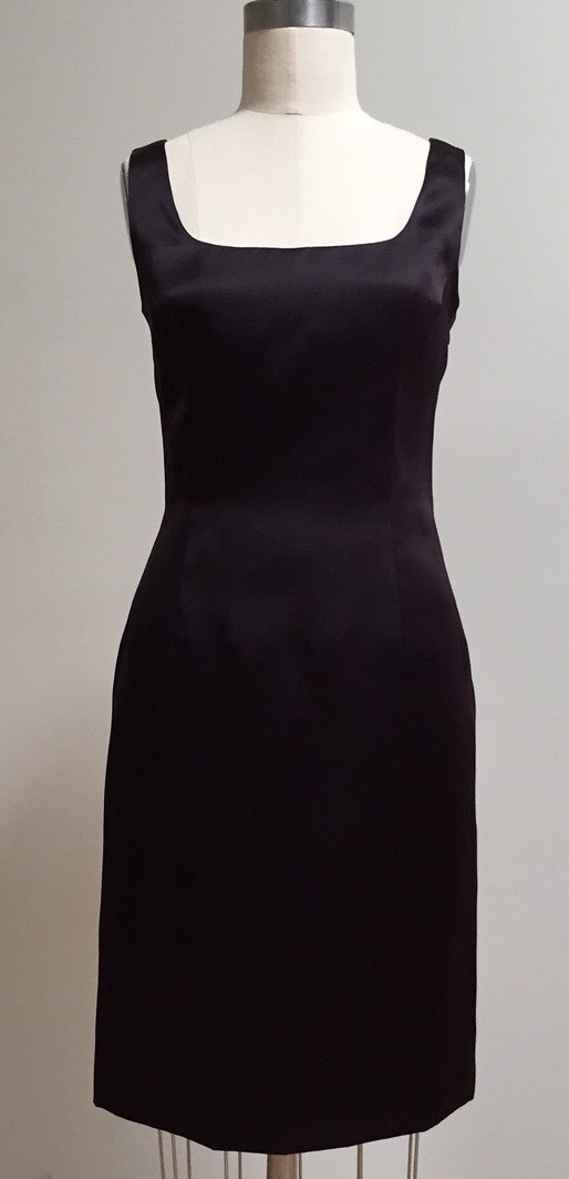 classic dark purple dress