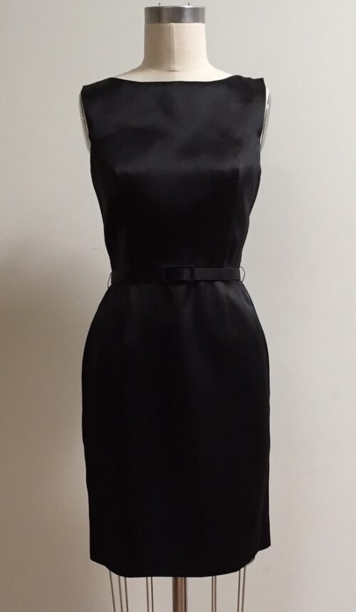 Classic Black Dress with belt