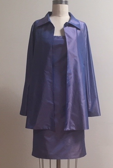 Purple sheath with coat