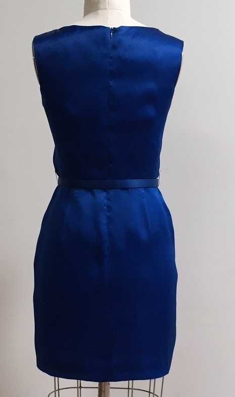 Sapphire blue classic dress