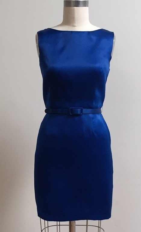 Sapphire blue classic dress