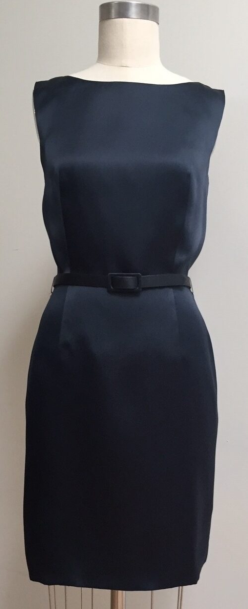 Classic Navy Sheath Dress
