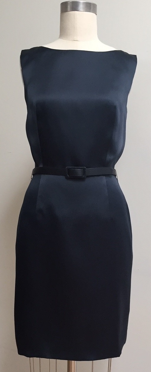 Classic Navy Sheath Dress